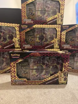 Pokemon Crown Zenith Morpeko V-Union Premium Playmat Collection SEALED ✅ - Image 1