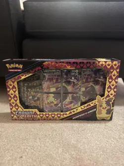Pokemon Crown Zenith Morpeko V-Union Premium Playmat Collection SEALED ✅ - Image 2