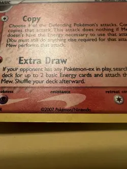 Pokemon Mew 3/17 ERROR (Upside Down Back) with SWIRL - POP Series 5 - Image 4