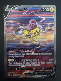 Pokemon TCG Raikou v Crown Zenith: Galarian Gallery Holo Ultra Rare GG41/GG70 - Image 1