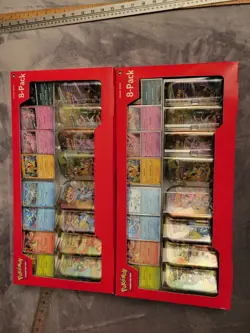 Costco Pokemon Prismatic 8 Mini Tin Collection With Promo Lot of 2 Sealed Set - Image 1