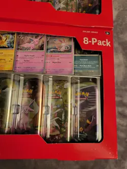 Costco Pokemon Prismatic 8 Mini Tin Collection With Promo Lot of 2 Sealed Set - Image 2
