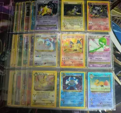 ??Lot of 54 Vintage Pokemon Collection Lot Dark Charizard & more! DAMAGED - Image 1