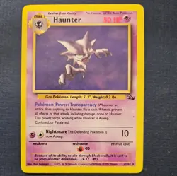 Haunter - 21/62 - Rare - Unlimited Edition Fossil Pokemon - Image 1
