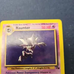 Haunter - 21/62 - Rare - Unlimited Edition Fossil Pokemon - Image 3