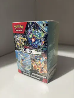 Pokemon Scarlet & Violet Stellar Crown Booster Bundle Sealed 6 packs TCG - Image 1