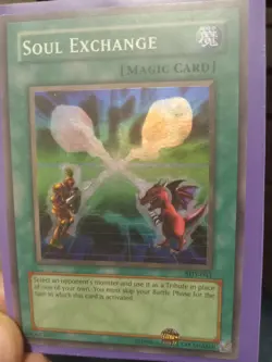 Old yu-gi-oh foil cards from 1990s (x4) one 1st edition included / with sleeves - Image 4