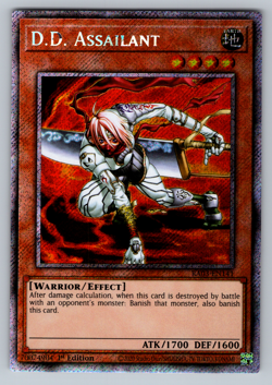 D.D. Assailant Yugioh RA03-EN141 Platinum Secret Rare PSR NM - Image 1