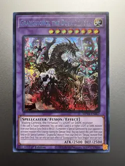 Yugioh - Granguignol The Dusk Dragon Prismatic Secret Rare MP24-EN067, Near Mint - Image 1