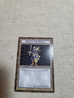 Yu-Gi-Oh! Dungeon Dice Monsters #B4-02 Black Luster Soldier Rare English 1996 - Image 1