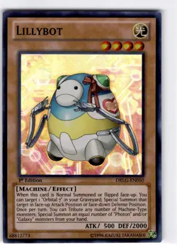 Yu-Gi-Oh 1st edition Lillybot Super Rare #DRLG-EN050 - Image 1