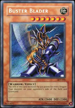 Yu-Gi-Oh! Buster Blader BPT-008 Secret Rare [G] Booster Tin Yugi | EN 2003 - Image 1