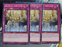 Yugioh Artifact Sanctum X3 Common SDBT-EN036 1st Ed Near Mint Playset - Image 1
