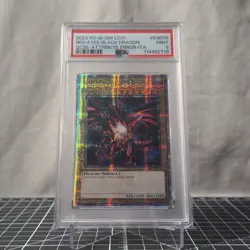 2023 YU-GI-OH! LC01-EN006 RED EYES BLACK DRAGON LIMITED QCSR ERROR-ITA PSA 9 - Image 3