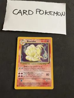 Pokemon Card Ninetales 12/102- Ita-Holo- Exc! - Image 1