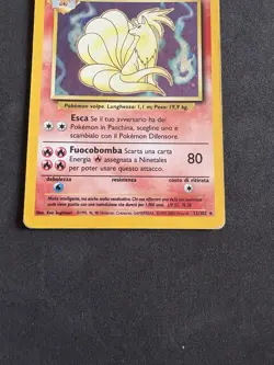 Pokemon Card Ninetales 12/102- Ita-Holo- Exc! - Image 3