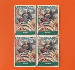 Bellamy OP05-035 4 card playset Awakening of the New Era play set one piece - Image 1