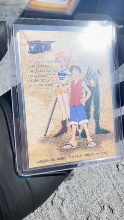 1999 One Piece First Shonen Jump Festa Promo Card - Oda Eiichiro Luffy Zoro Nami - Image 2