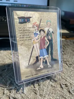 1999 One Piece First Shonen Jump Festa Promo Card - Oda Eiichiro Luffy Zoro Nami - Image 5