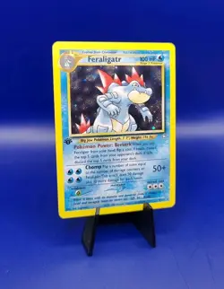 Feraligatr 4/111 1st Edition Neo Genesis Holo Rare Pokemon Card 2000 TCG WOTC NM - Image 2