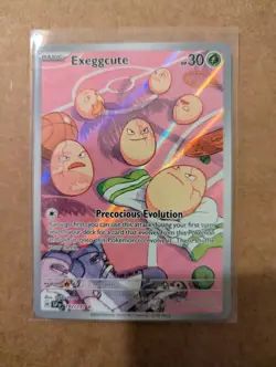 Pokemon TCG Exeggcute 192/191 Surging Sparks Illustration Rate Holo Card NM - Image 1