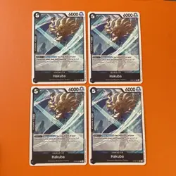 4x Hakuba OP05-087 playset Awakening of the New Era play set one piece card - Image 1