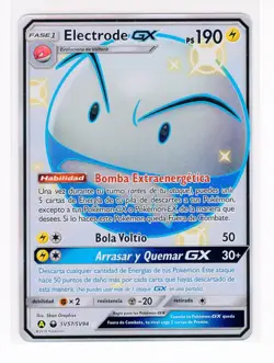 ~ESP~ SPANISH Electrode GX Shiny Vault SV57 Hidden Fates Pokemon Card (Ref:PE1) - Image 1