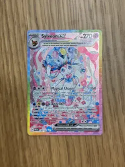 Sylveon EX SIR 156/131 Prismatic Evolutions Pokemon Card MINT - Image 2