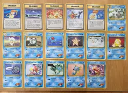 Japanese Pokemon TCG Gym Heroes 17 Card Lot, Misty's Tears Near Mint (Misty Lot) - Image 1