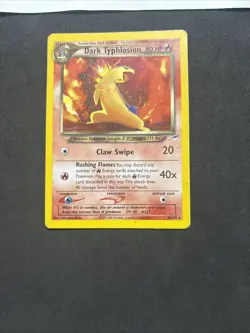POKEMON Card DARK TYPHLOSION 10/105 - Neo Destiny - Eng-holo-Exc/Nm! - Image 3
