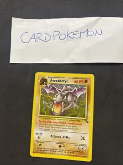 Pokemon Card Aerodactyl 1/62 Fossil Ita-Holo-Good! - Image 2