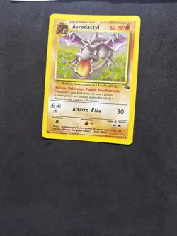 Pokemon Card Aerodactyl 1/62 Fossil Ita-Holo-Good! - Image 3