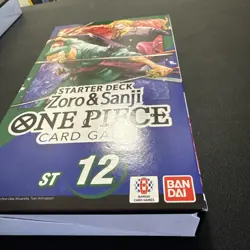 One Piece Card Game TCG Zoro and Sanji ST-12 Starter Deck English NEW SEALED - Image 2