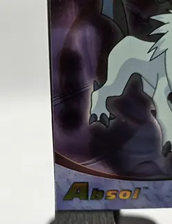 2003 Pokemon Advanced Topps Card Absol #9 Foil - Image 2