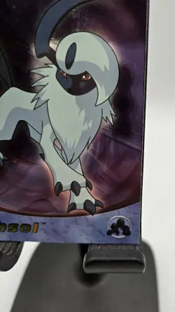 2003 Pokemon Advanced Topps Card Absol #9 Foil - Image 3