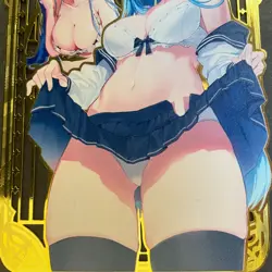 Goddess Story Gold METAL Card - Maiden Party - Serial Number #/200! Anime Bikini - Image 2
