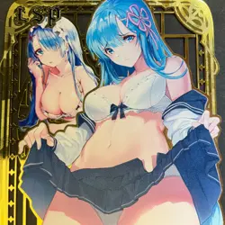 Goddess Story Gold METAL Card - Maiden Party - Serial Number #/200! Anime Bikini - Image 3