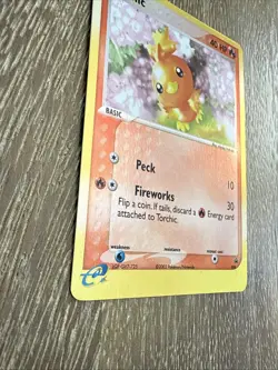 Torchic - Reverse Holo Foil Promo 008 Black Star Pokemon Card TCG 2003 - Image 2