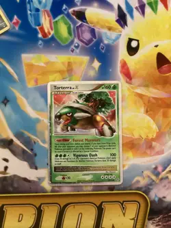 Torterra LV.X 122/130 Diamond and Pearl Base Set Ultra Rare Pokemon Card - Image 1