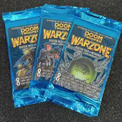 1995 Doom Trooper War Zone Trading Card Game (1) 8 Card Booster Pack - Image 2