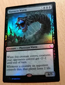 Mtg Magic: # FOIL # Massakerwurm,Massacre Wurm, English Nearmint, Top Mythic - Image 2