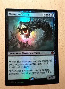 Mtg Magic: # FOIL # Massakerwurm,Massacre Wurm, English Nearmint, Top Mythic - Image 3