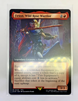 MTG Firion Wild Rose Warrior #0459 Rare Extended Borderless English Magic - Image 1