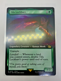 MTG Tifa Lockhart #0473 Rare Extended Borderless English Magic FF - Image 1