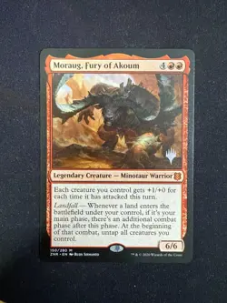Moraug, Fury of Akoum (PROMO) Zendikar Rising (Magic/MTG) - Image 1
