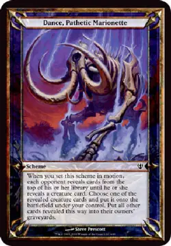 DANCE, PATHETIC MARIONETTE (OVERSIZE) Archenemy MTG Magic Cards DJMagic - Image 1