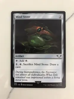 Mind Stone 245 Necrons MTG Magic the Gathering Card NM Near Mint Warhammer 40K - Image 1