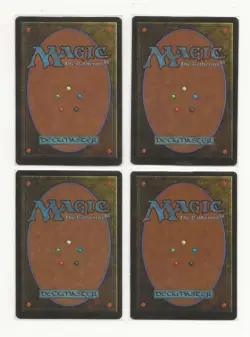 4 LIGHTNING BOLT REVISED Magic EX+/LP English MTG 4x - Image 2