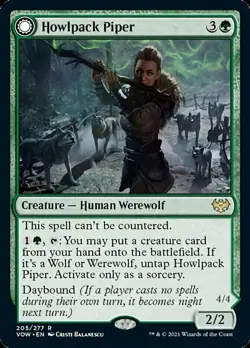 1x HOWLPACK PIPER - Crimson Vow - MTG - NM - Magic the Gathering - Image 1