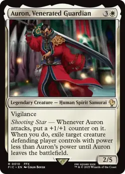 MTG Final Fantasy Commander - Auron, Venerated Guardian - Image 1